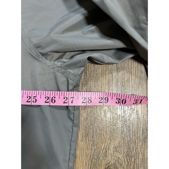 LL Bean Jacket Mens XL Gray Trail Model Rain Coat Full Zip Hooded - Picture 9 of 10